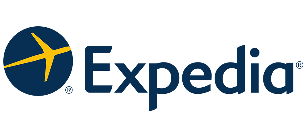 Expedia logo.