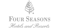 Greyscale Four Seasons logo.